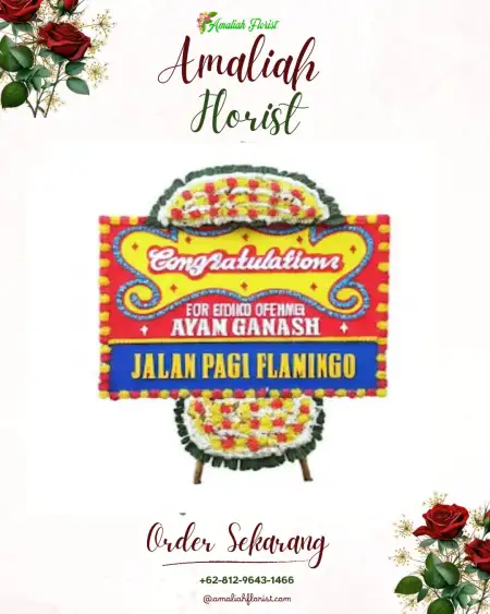 Sewa Papan Bunga Wangen